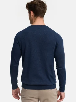 Indicode Herren Strickpullover - INTikks in marine