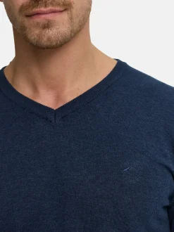 Indicode Herren Strickpullover - INTikks in marine