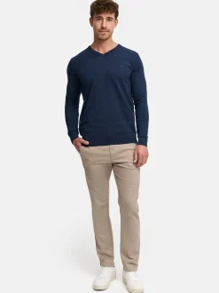 Indicode Herren Strickpullover - INTikks in marine