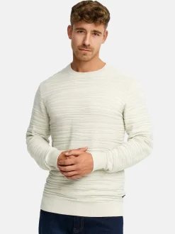 Indicode Herren Strickpullover - INCapowlax in beige sand