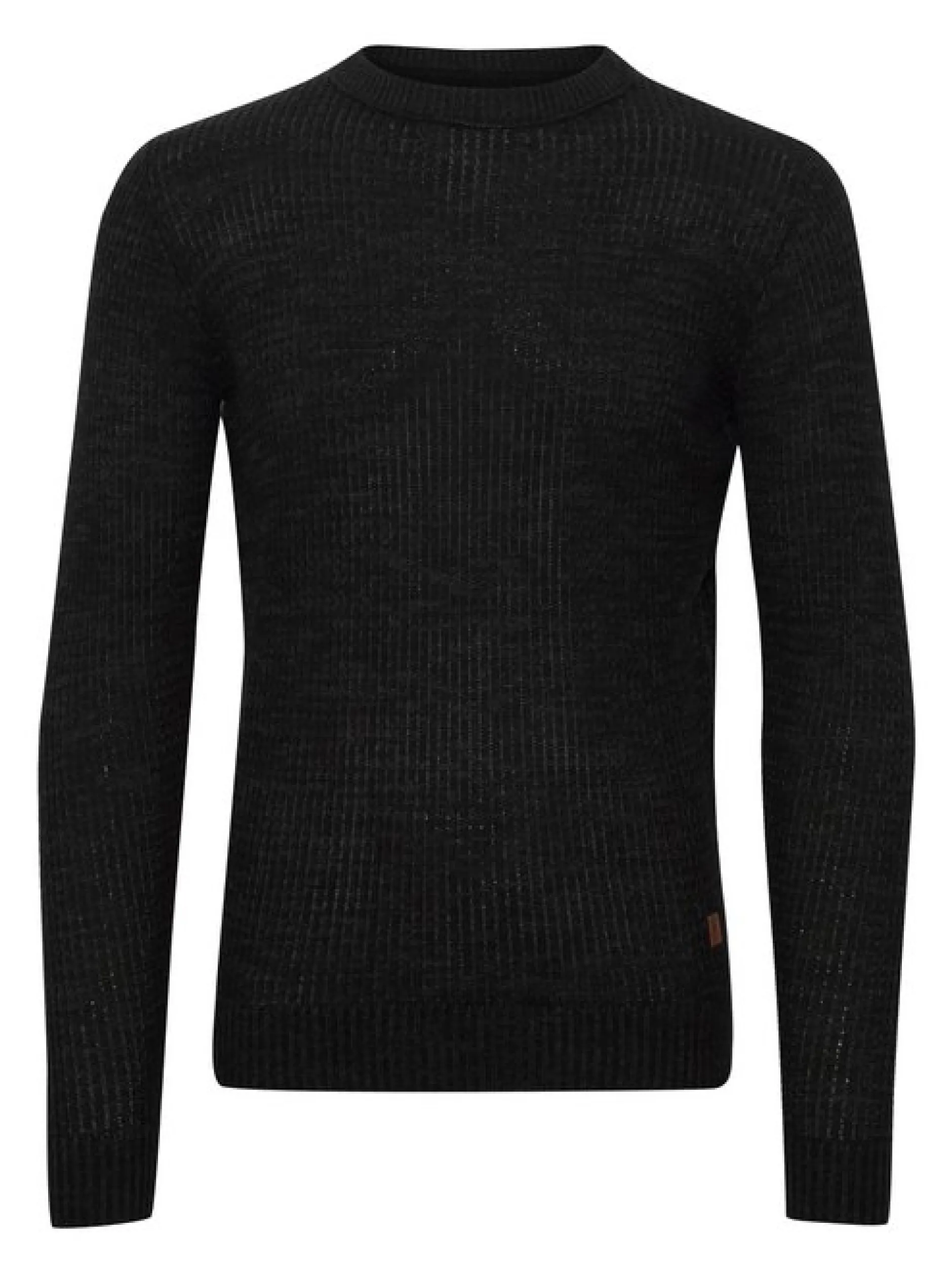Indicode Herren Strickpullover - IDValerio in schwarz