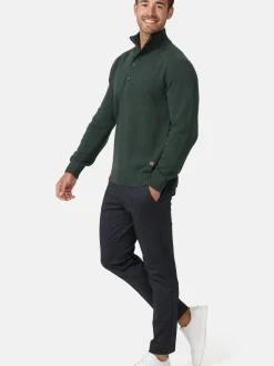 Indicode Herren Strickpullover - INIsalu in khaki