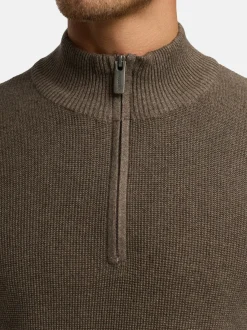 Indicode Herren Strickpullover - INBull in grau