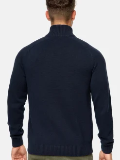 Indicode Herren Strickpullover - INIsalu in marine