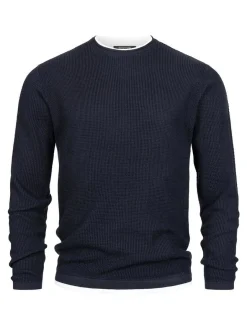 Indicode Herren Strickpullover - INVillads in marine