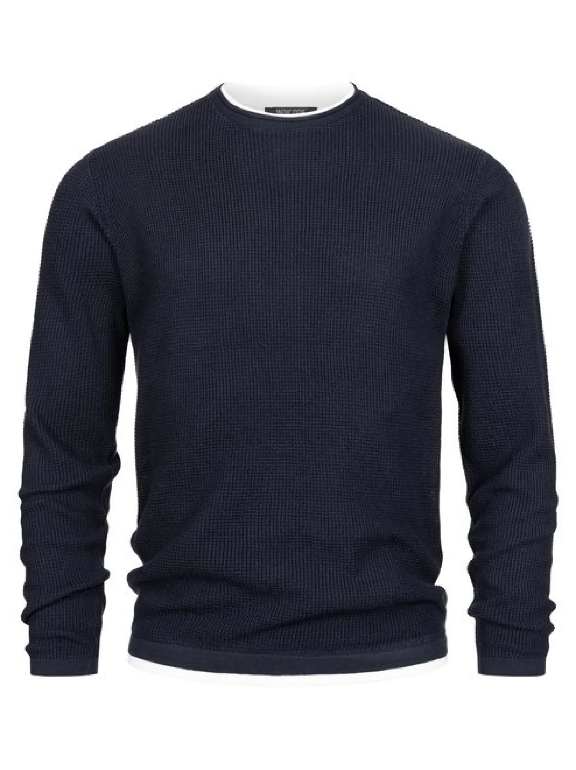 Indicode Herren Strickpullover - INVillads in marine