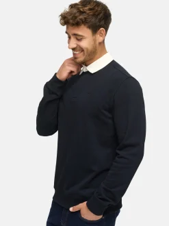 Indicode Herren Sweatshirt - INDisnar in schwarz