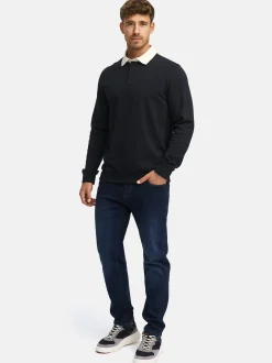 Indicode Herren Sweatshirt - INDisnar in schwarz