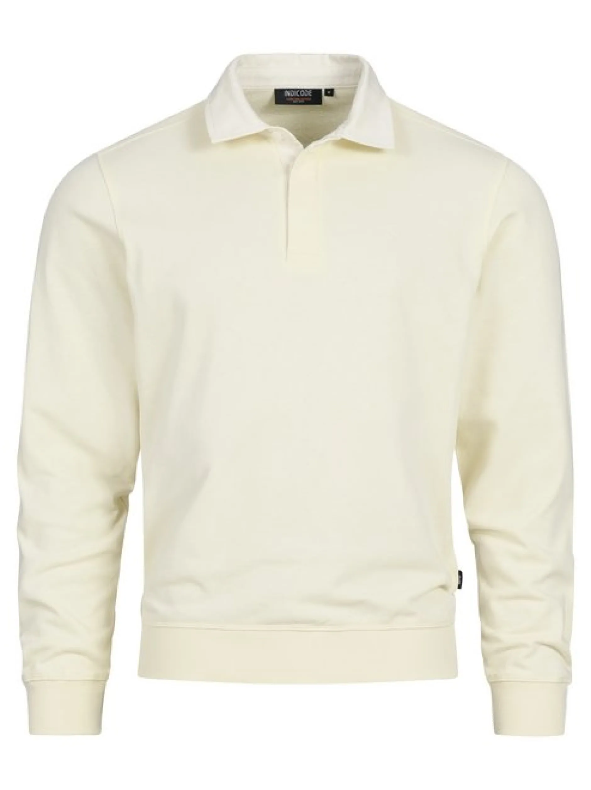 Indicode Herren Sweatshirt - INDisnar in vanille weiß