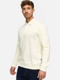Indicode Herren Sweatshirt - INDisnar in vanille weiß