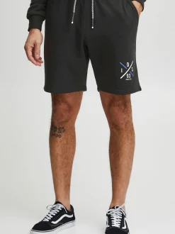 Indicode Herren Sweatshorts - IDHallum in schwarz
