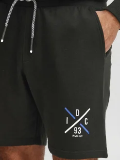 Indicode Herren Sweatshorts - IDHallum in schwarz