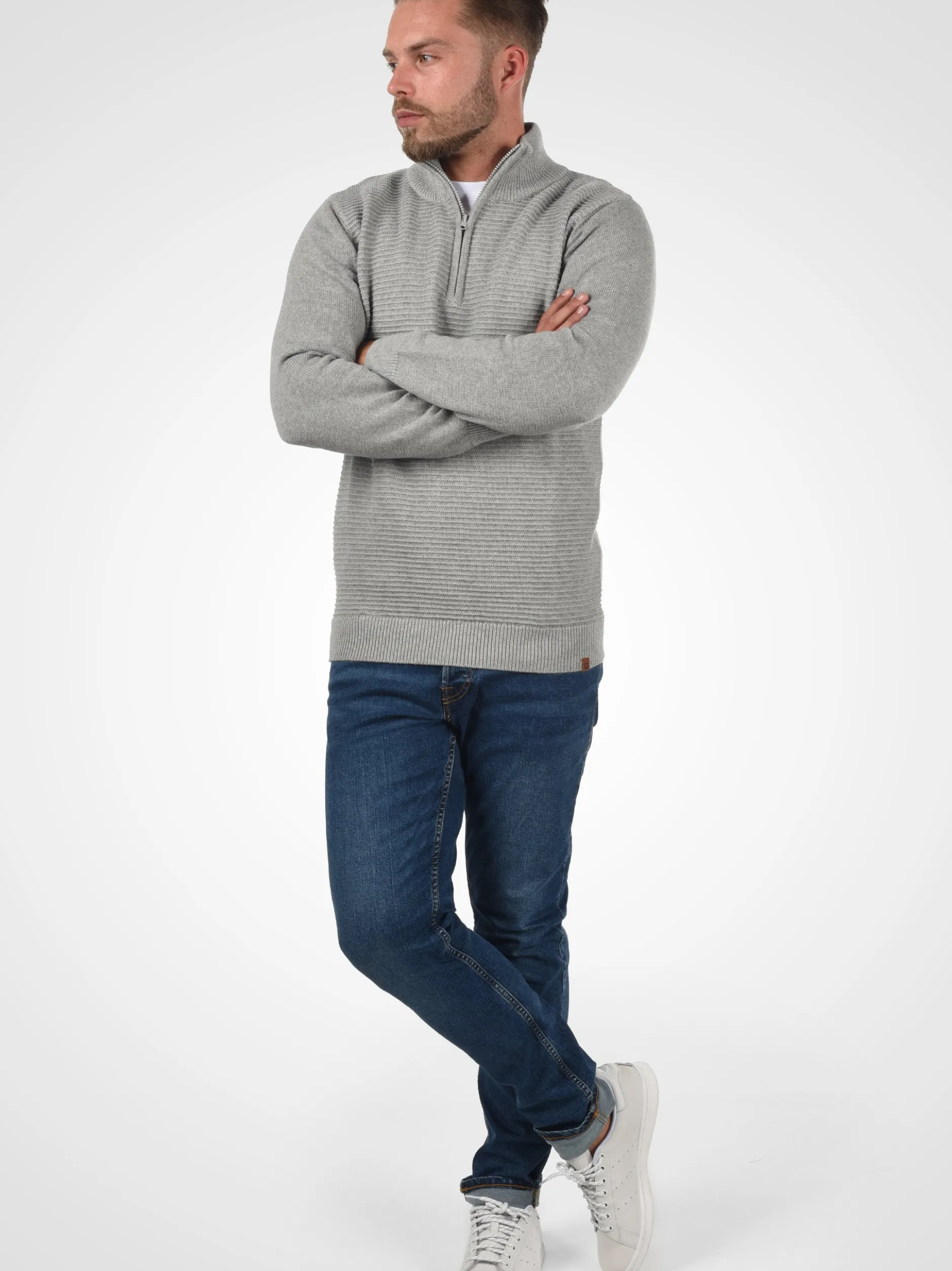Indicode Herren Troyer - IDRichard in grau