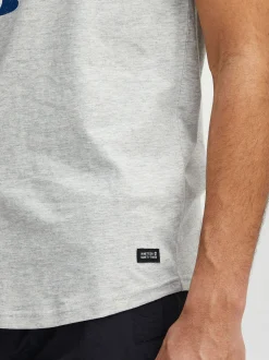 Indicode Herren T-Shirt - IDDaniel in grau