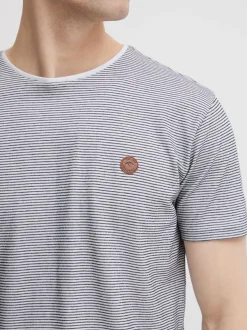 Indicode Herren T-Shirt - IDLupko in weiß