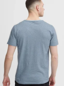 Indicode Herren T-Shirt - IDLupko in blau