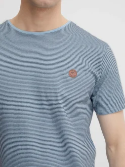 Indicode Herren T-Shirt - IDLupko in blau