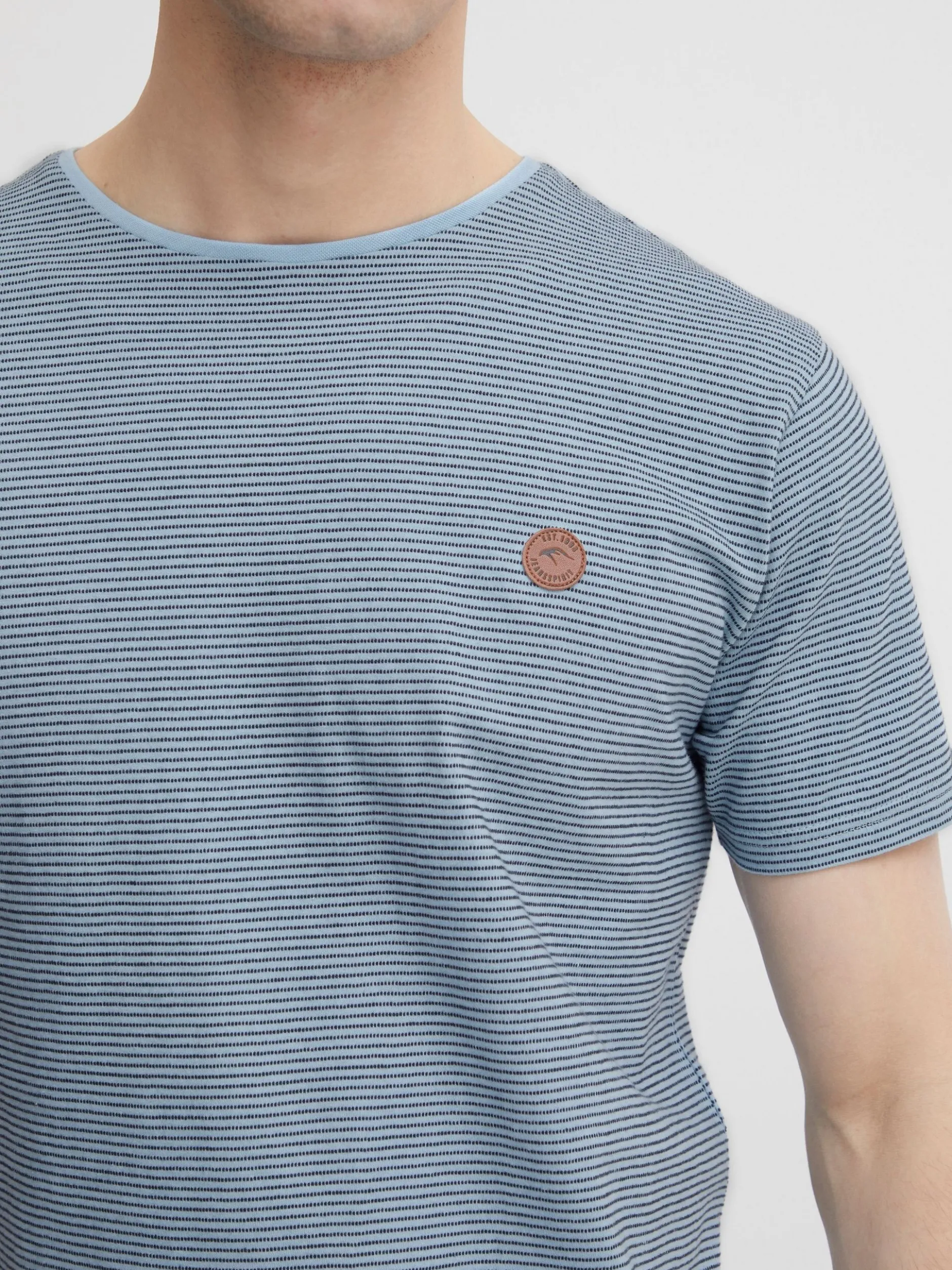Indicode Herren T-Shirt - IDLupko in blau