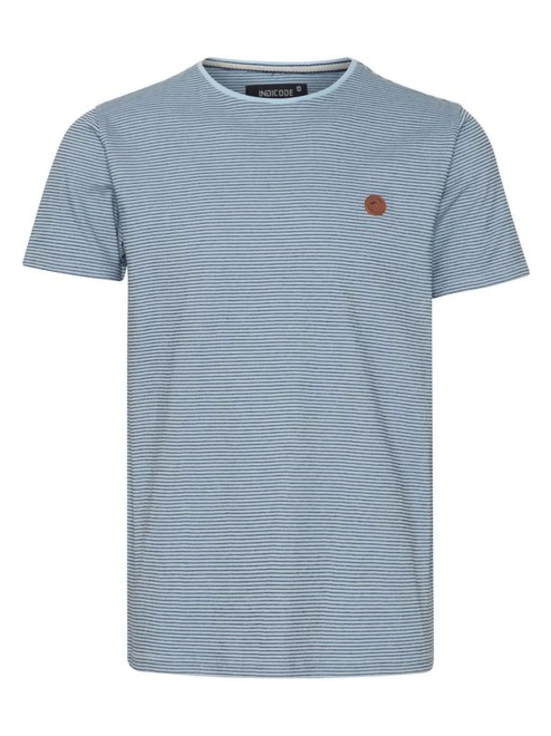 Indicode Herren T-Shirt - IDLupko in blau