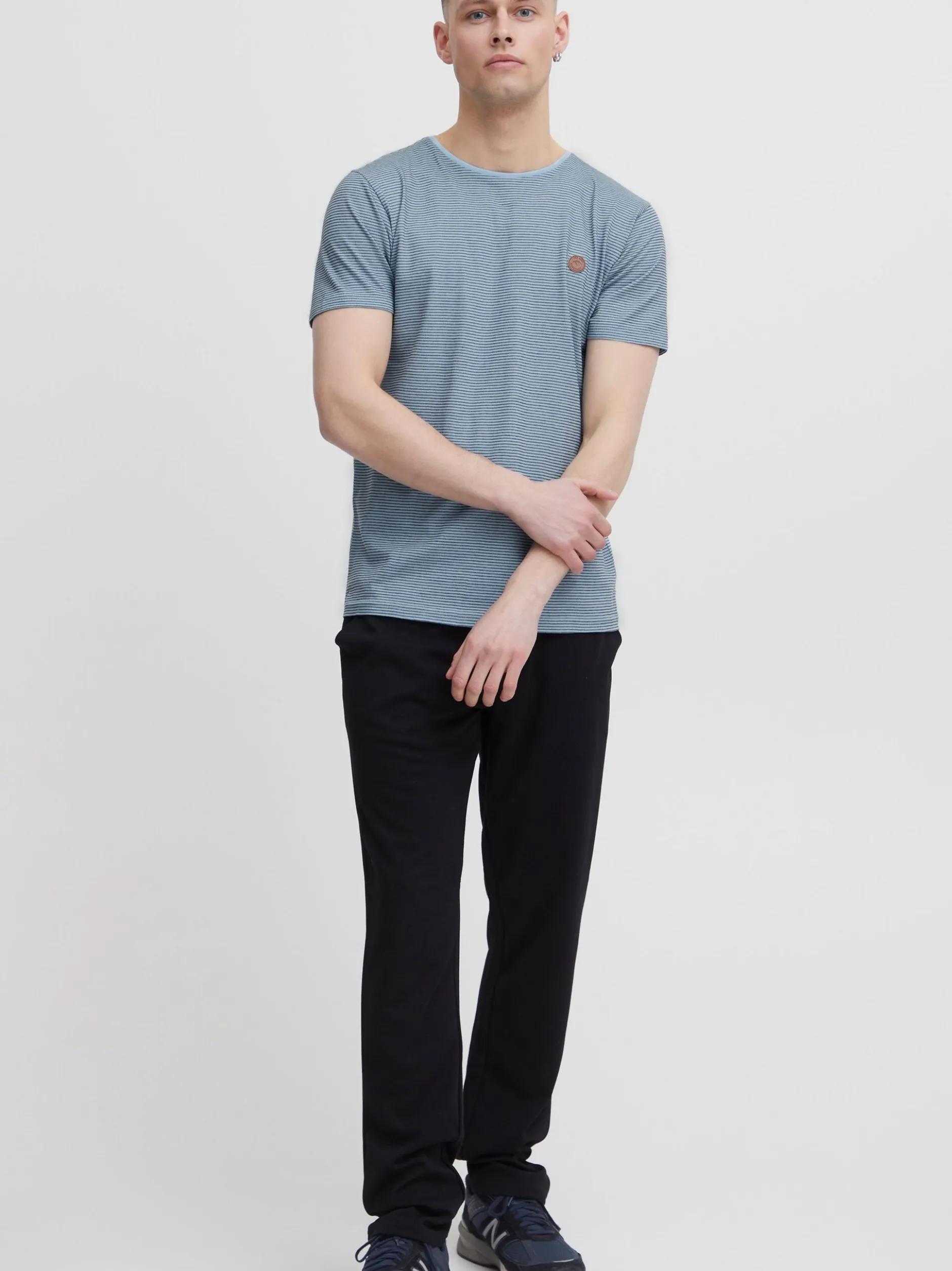 Indicode Herren T-Shirt - IDLupko in blau