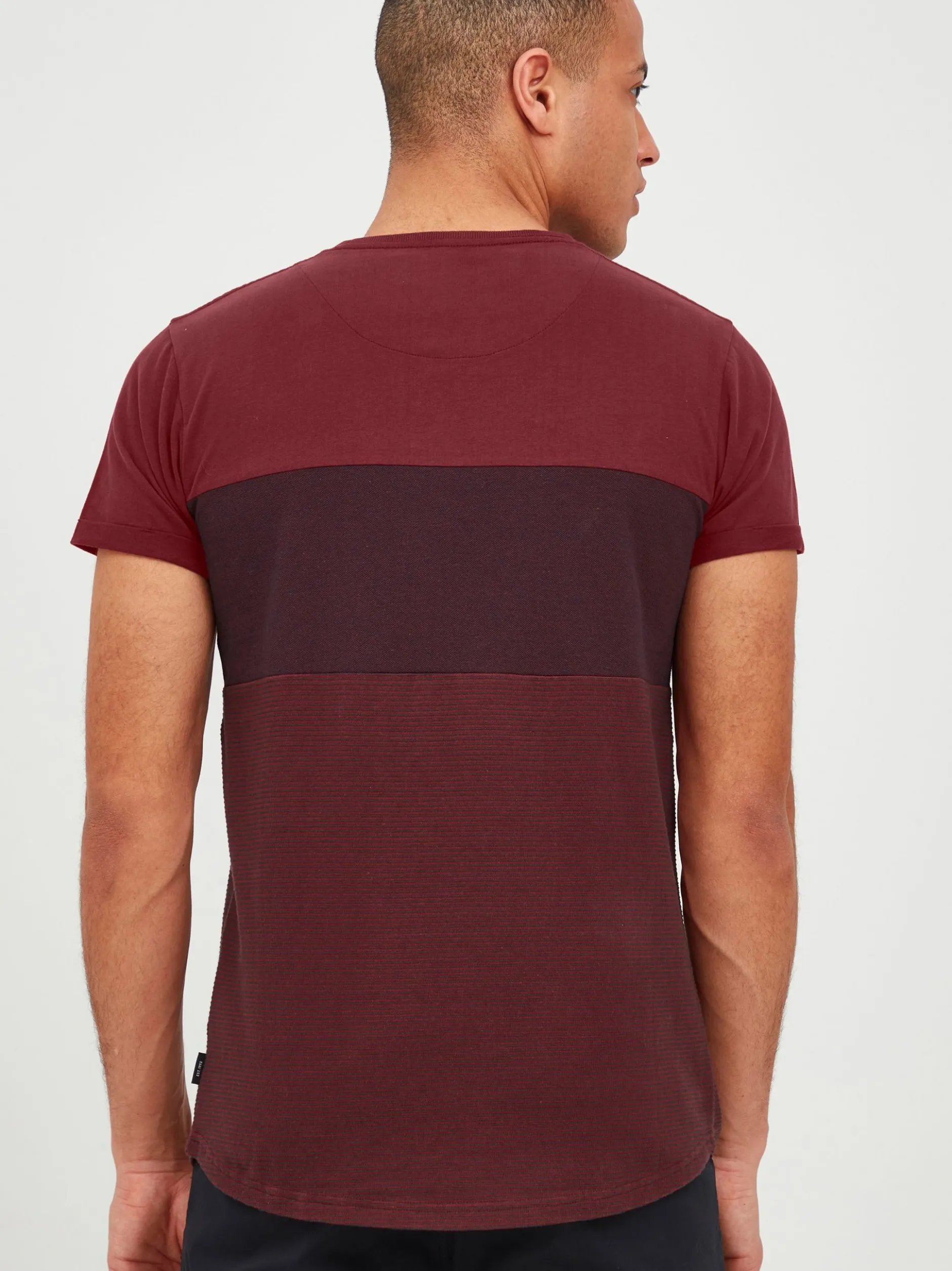 Indicode Herren T-Shirt - IDMorler in bordeaux