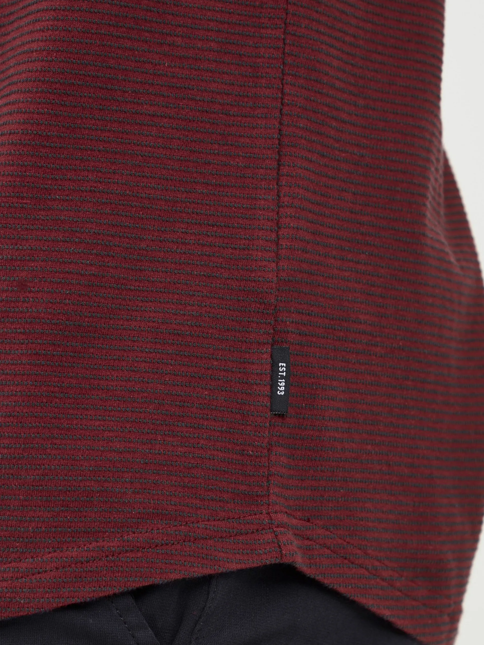 Indicode Herren T-Shirt - IDMorler in bordeaux