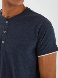 Indicode Herren T-shirt - IDTony in blau