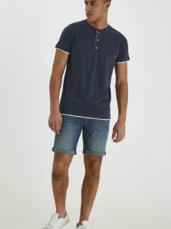 Indicode Herren T-shirt - IDTony in blau