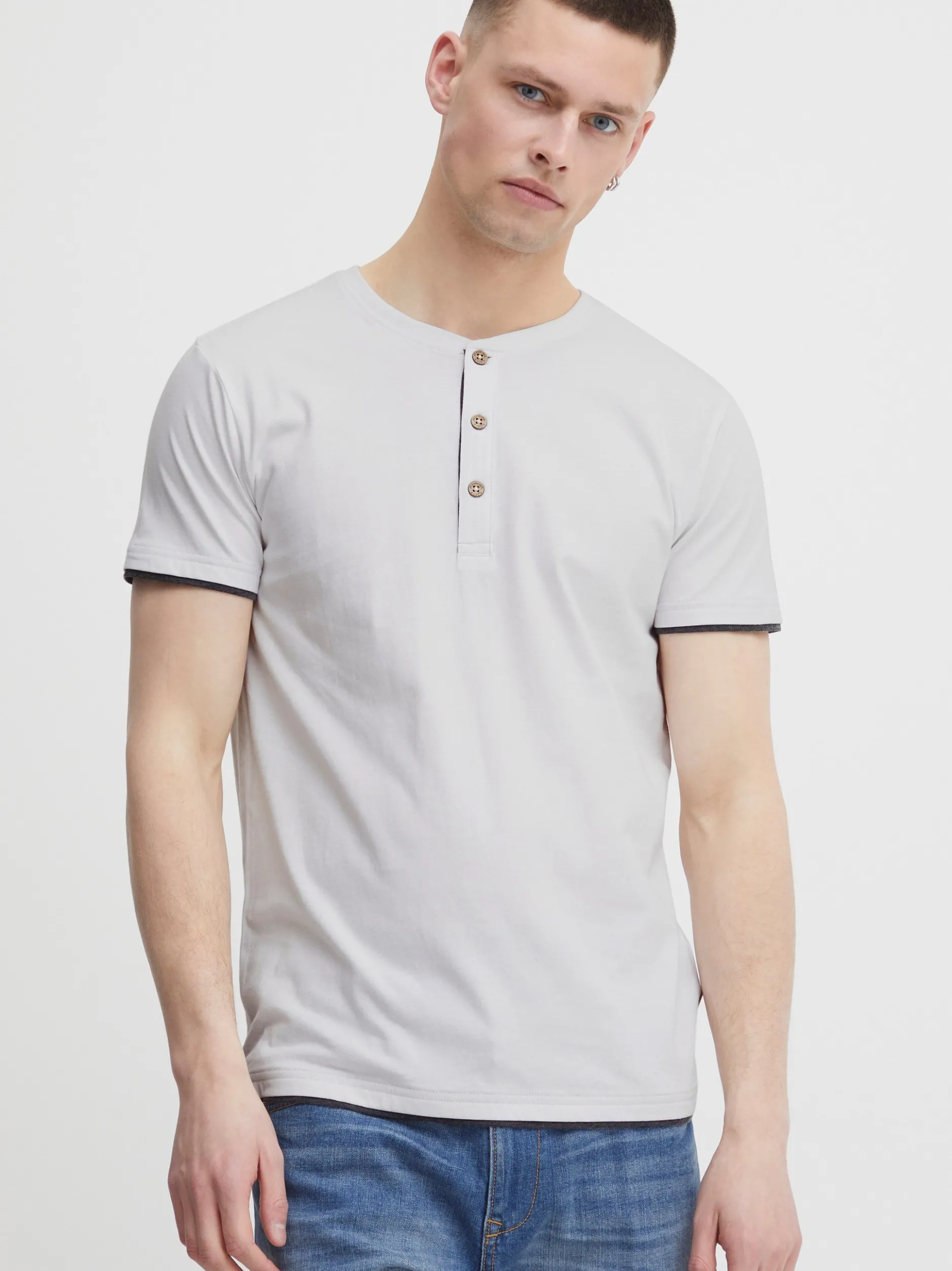 Indicode Herren T-shirt - IDTony in weiß