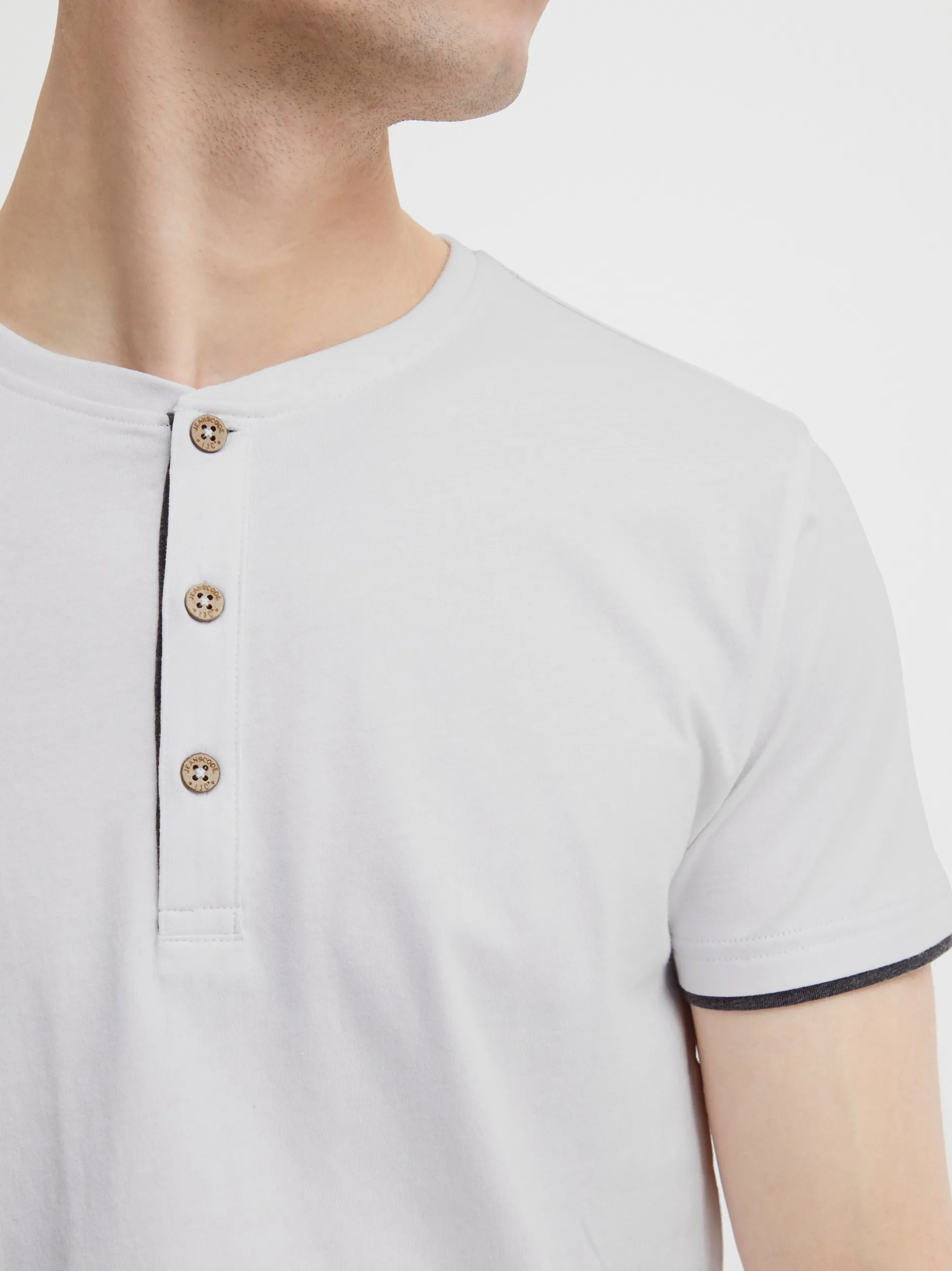 Indicode Herren T-shirt - IDTony in weiß