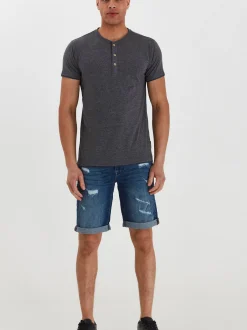Indicode Herren T-shirt - IDTony in grau