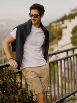 Indicode Herren T-Shirt - INAndorra in weiß