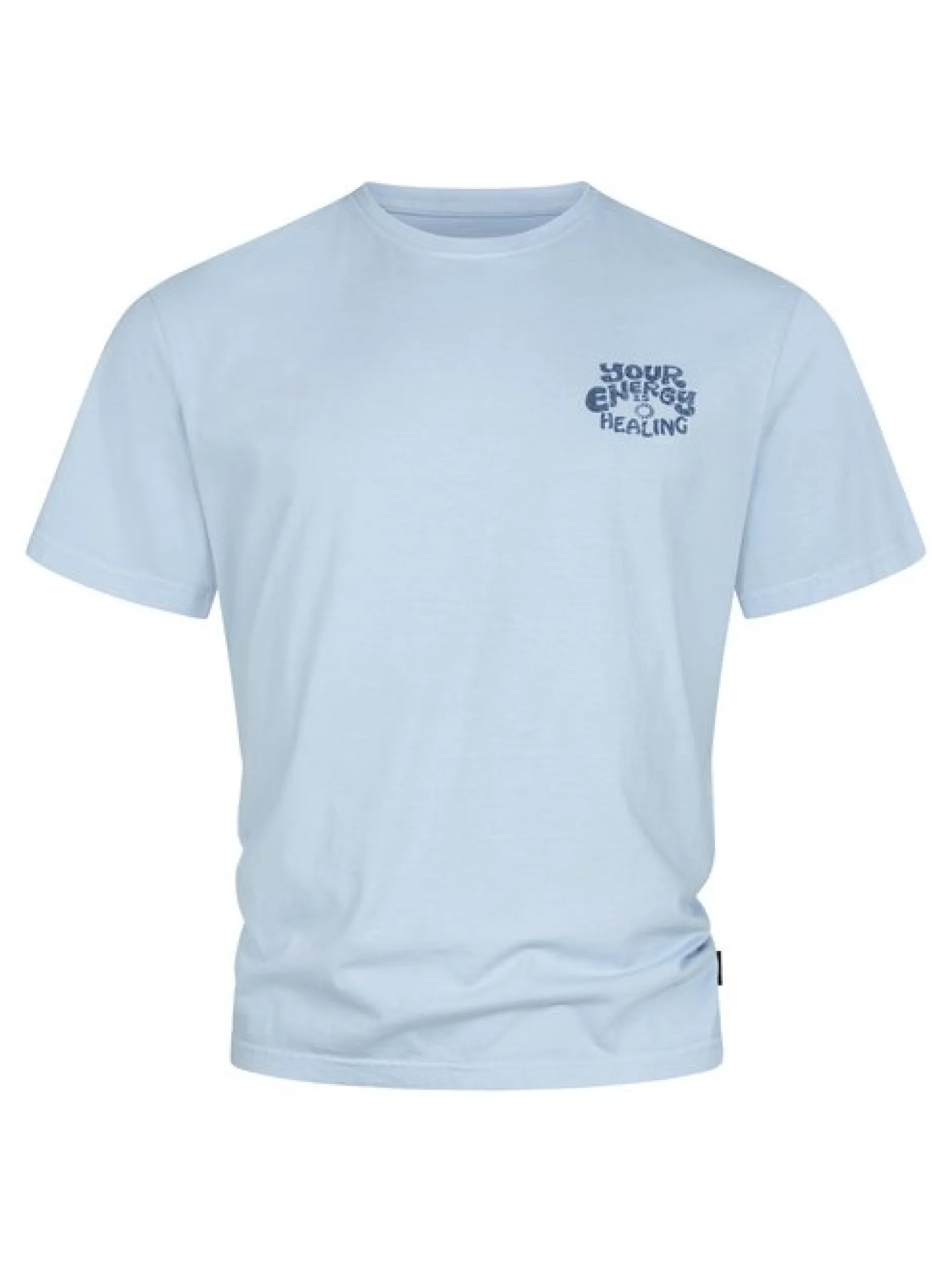 Indicode Herren T-Shirt - INBlank in hellblau blau