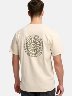 Indicode Herren T-Shirt - INBlank in beige taupe
