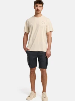 Indicode Herren T-Shirt - INBlank in beige taupe