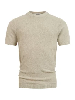 Indicode Herren T-Shirt - INBrokbell in beige grau