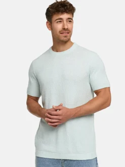 Indicode Herren T-Shirt - INBrokbell in hellblau
