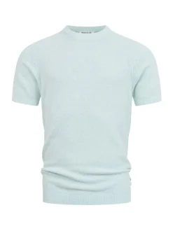 Indicode Herren T-Shirt - INBrokbell in hellblau