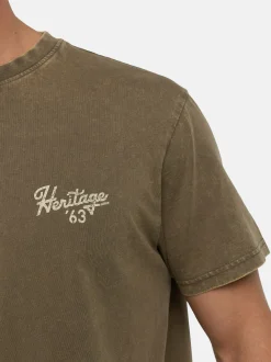Indicode Herren T-Shirt - INHeritage in braun