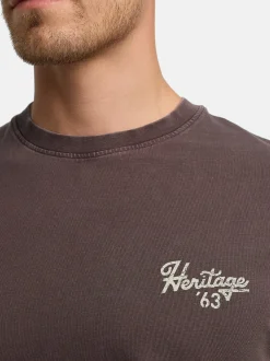 Indicode Herren T-Shirt - INHeritage in braun