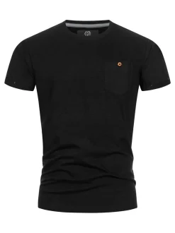 Indicode Herren T-Shirt - INJon in schwarz