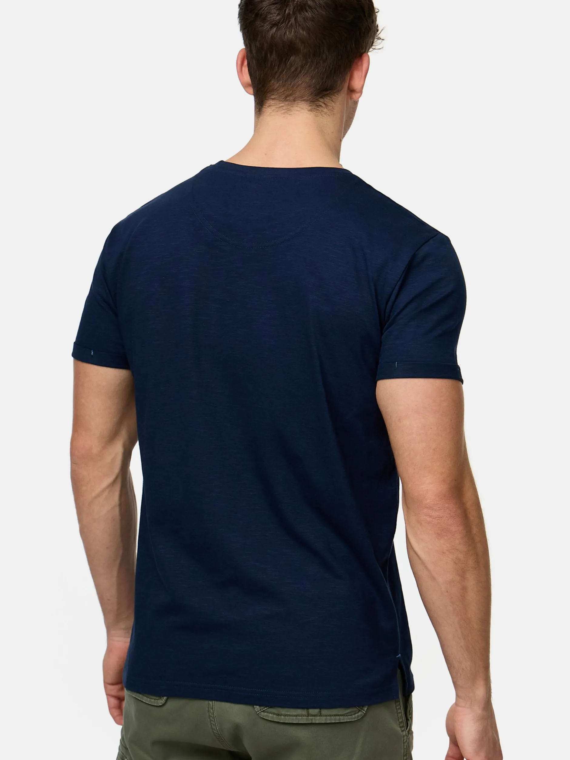 Indicode Herren T-Shirt - INJon in marine