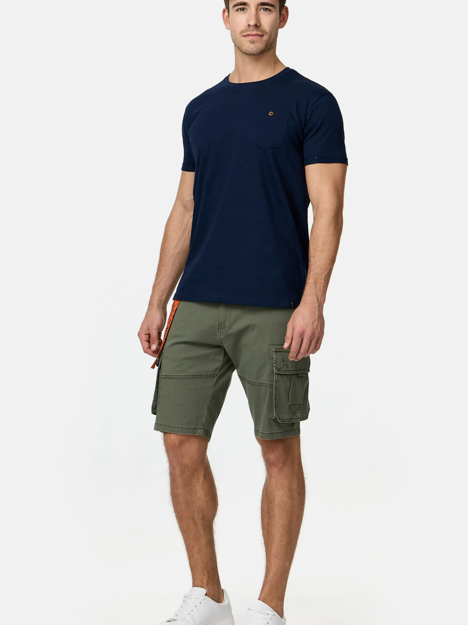 Indicode Herren T-Shirt - INJon in marine