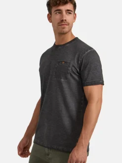 Indicode Herren T-Shirt - INKilmon in anthrazit grau