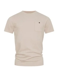Indicode Herren T-Shirt - INNogo in taupe beige
