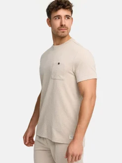 Indicode Herren T-Shirt - INNogo in taupe beige