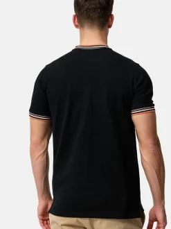Indicode Herren T-Shirt - INOdell in schwarz