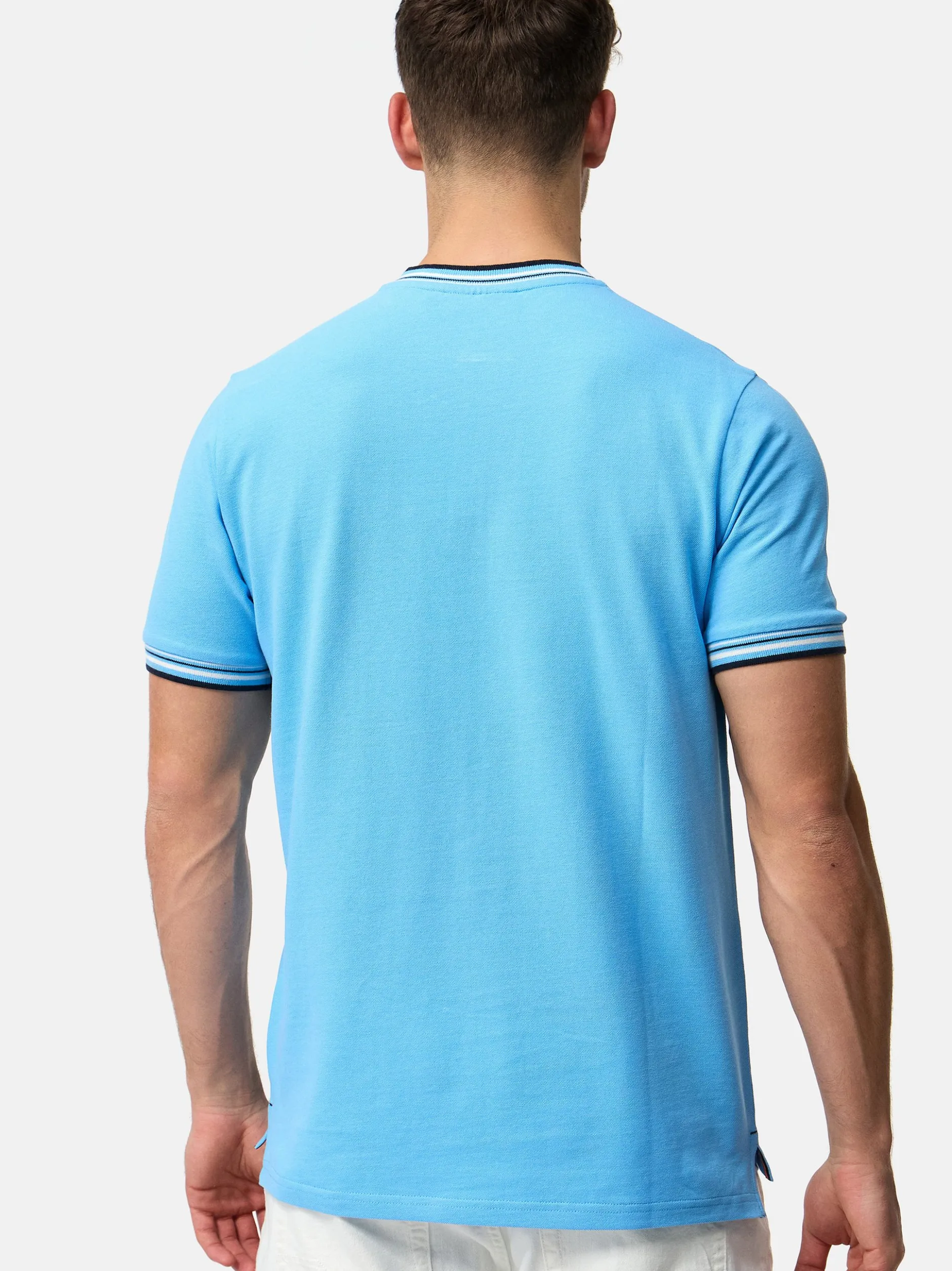 Indicode Herren T-Shirt - INOdell in blau