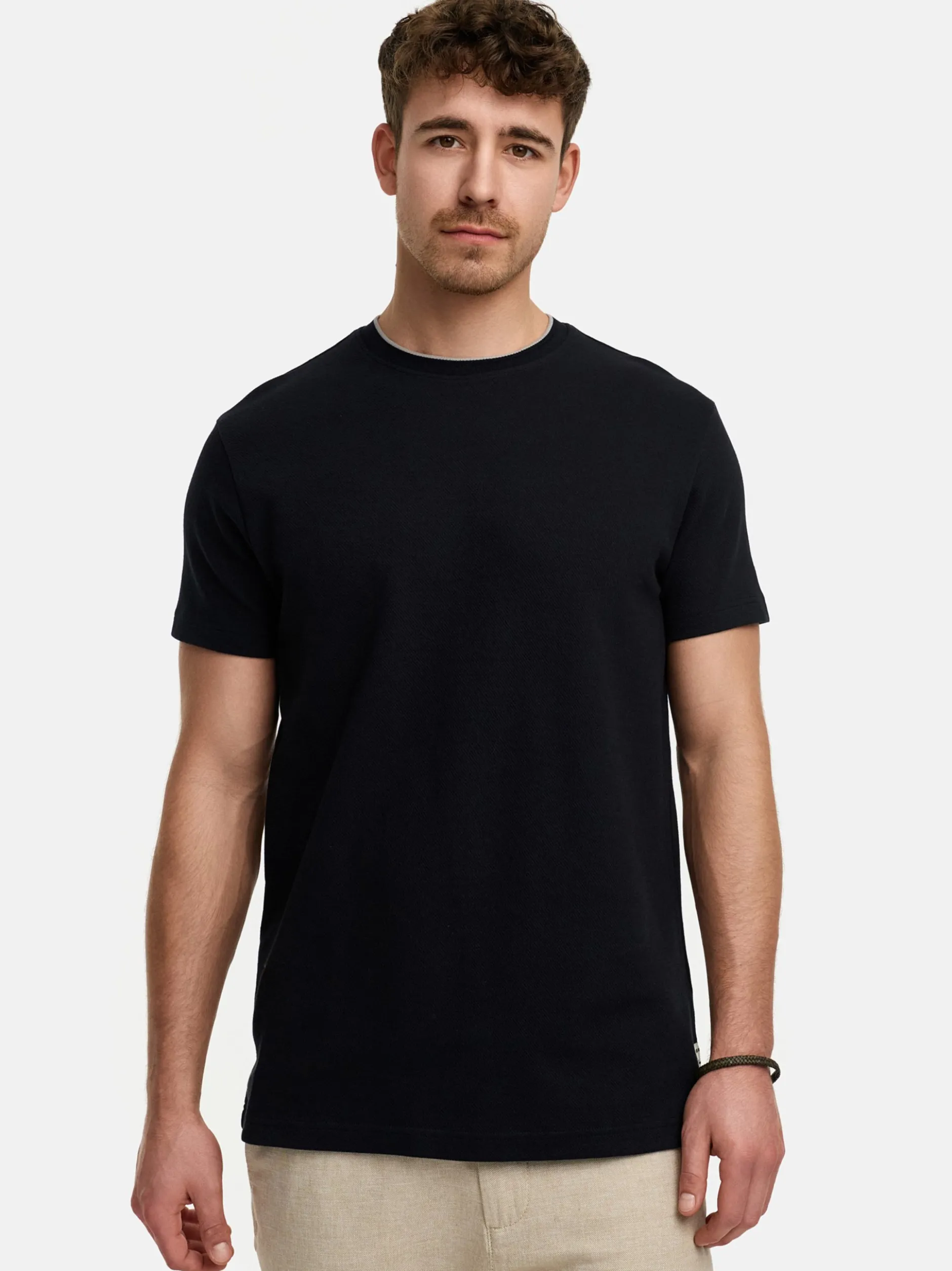 Indicode Herren T-Shirt - INSandt in schwarz