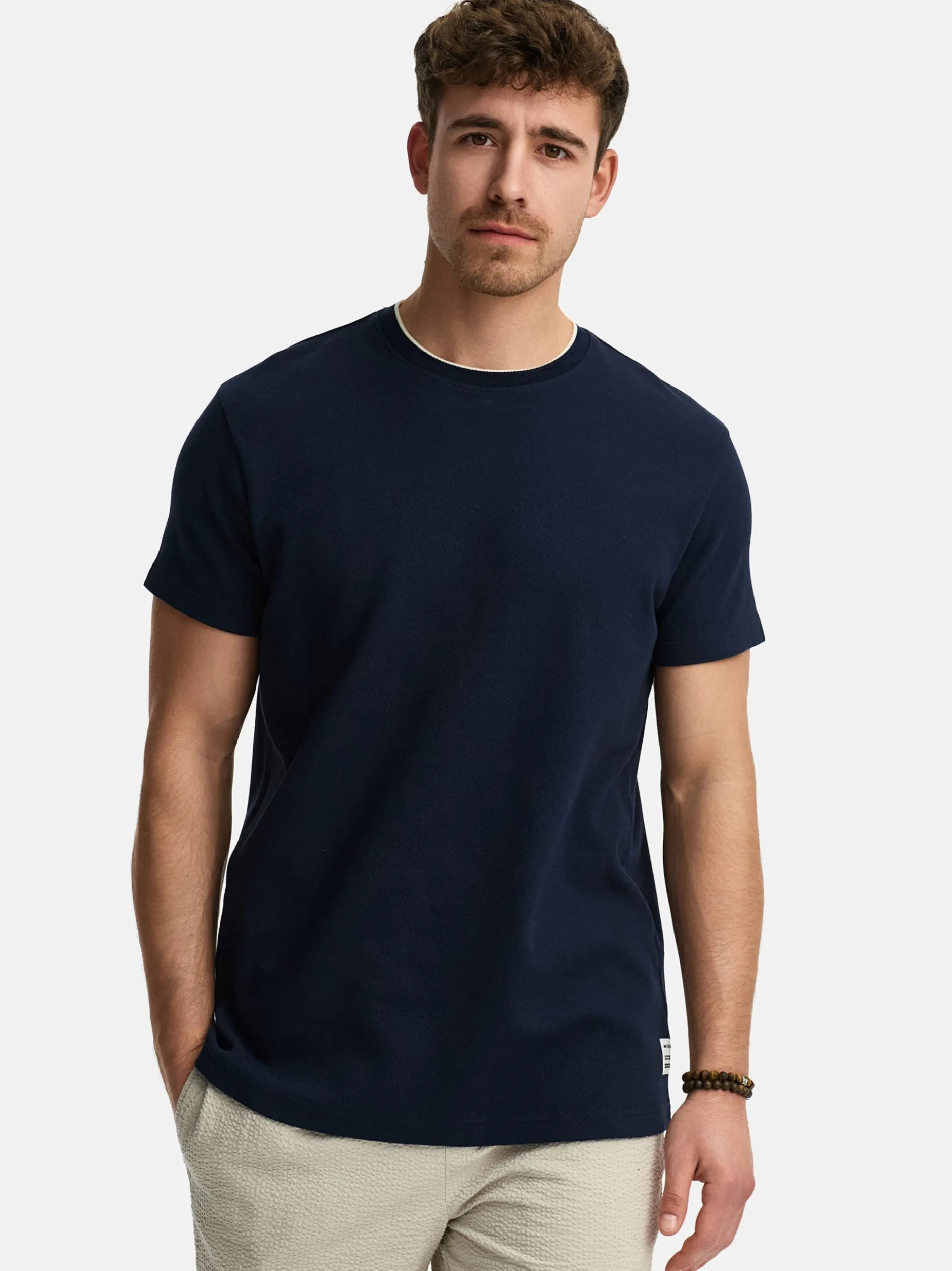 Indicode Herren T-Shirt - INSandt in blau